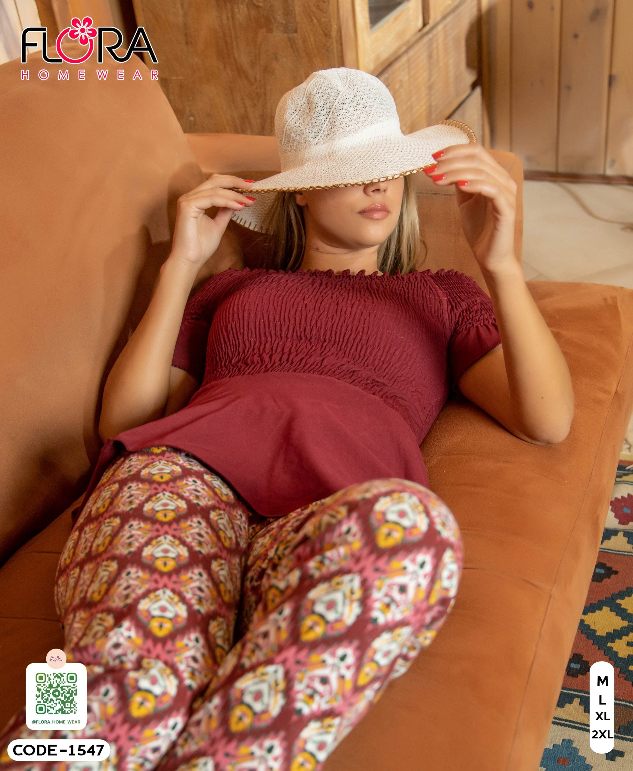 بيجامه حريمي كود 1547