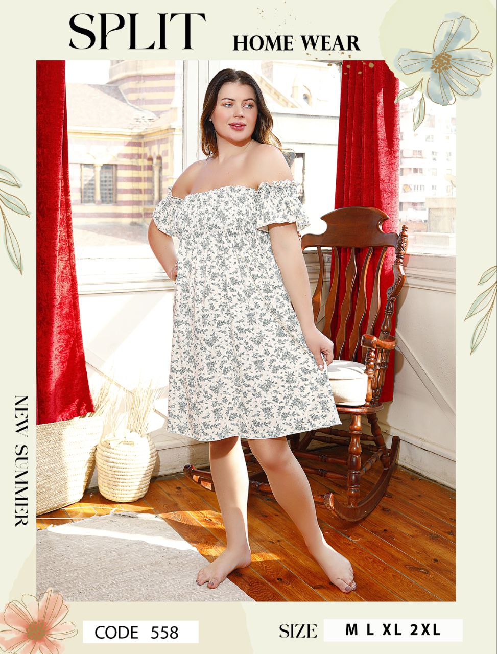 نايت شيرت NIGHT SHIRT كود 558