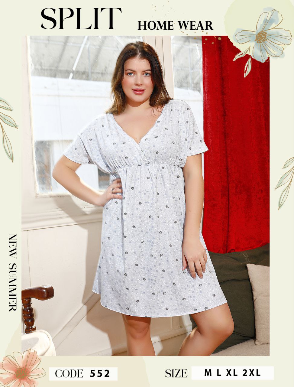 نايت شيرت NIGHT SHIRT كود 552