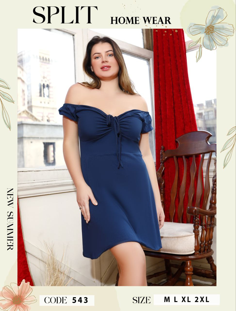 نايت شيرت NIGHT SHIRT كود 543